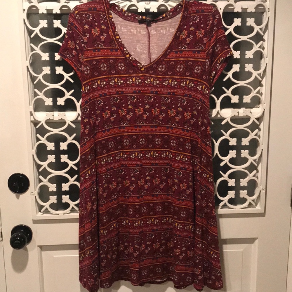 Tee Shirt Tribal Print Dress